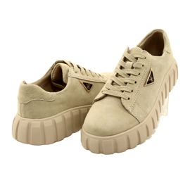 Filippo DP4138 zapatillas de piel de ante beige 4