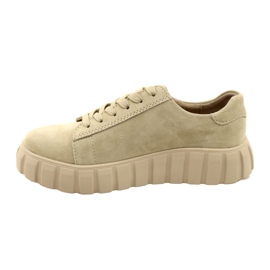 Filippo DP4138 zapatillas de piel de ante beige 2