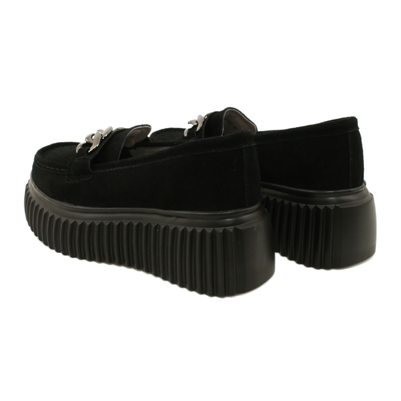 Mocasines ante Filippo DP4450 BK negro 4