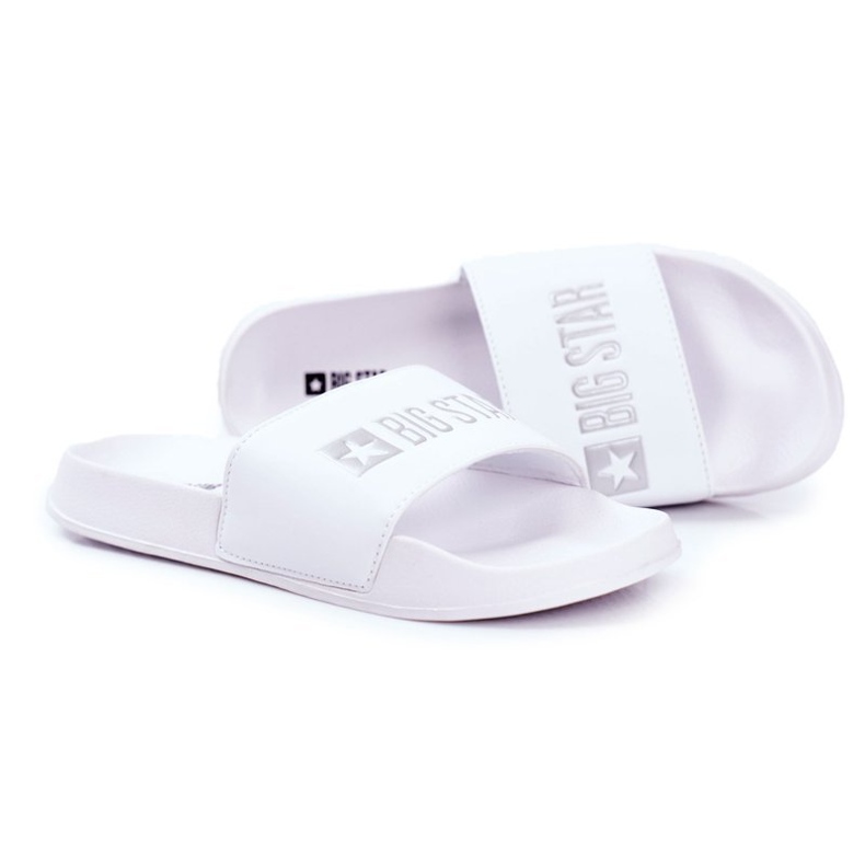 Pantuflas de Hombre Big Star Rubber White GG174935 blanco 1