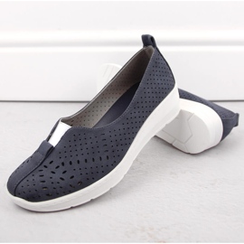 Slip-on mujer calados Jezzi RMR1840-13 gris 4