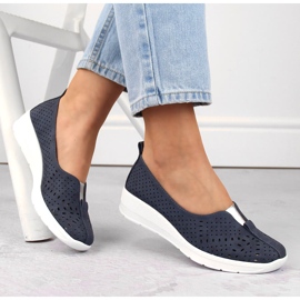 Slip-on mujer calados Jezzi RMR1840-13 gris 5
