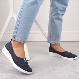 Slip-on mujer calados Jezzi RMR1840-13 gris 6