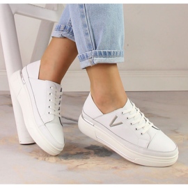 Deportivas mujer piel blanca Vinceza SG23-7857 blanco 2