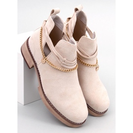 BM Botines primavera con aberturas Sienna Beige 1
