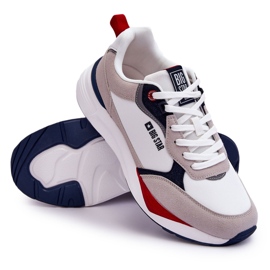 Zapatos Deportivos Hombre Memory Foam Big Star LL174235 Blanco-Gris 7