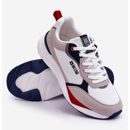 Zapatos Deportivos Hombre Memory Foam Big Star LL174235 Blanco-Gris 5