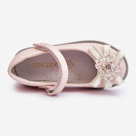 Vinceza Bailarinas Infantiles Con Velcro Flor Decorativa Rosa Freya 2