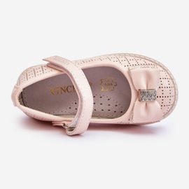 Vinceza Bailarinas Infantiles Lazo Velcro Rosa Halle 2