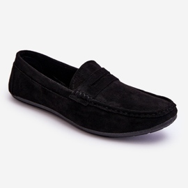 Mocasines Hombre Ante Negro Mack 1