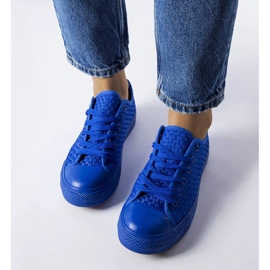 Zapatillas deportivas azules de tejido de Thibodeau 2