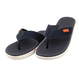 Chanclas de gel para hombre Rider 11772 AG379 Azul negro 3