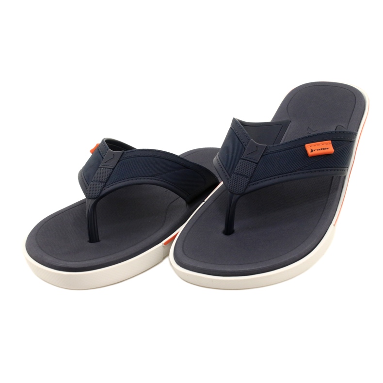 Chanclas de gel para hombre Rider 11772 AG379 Azul negro 3