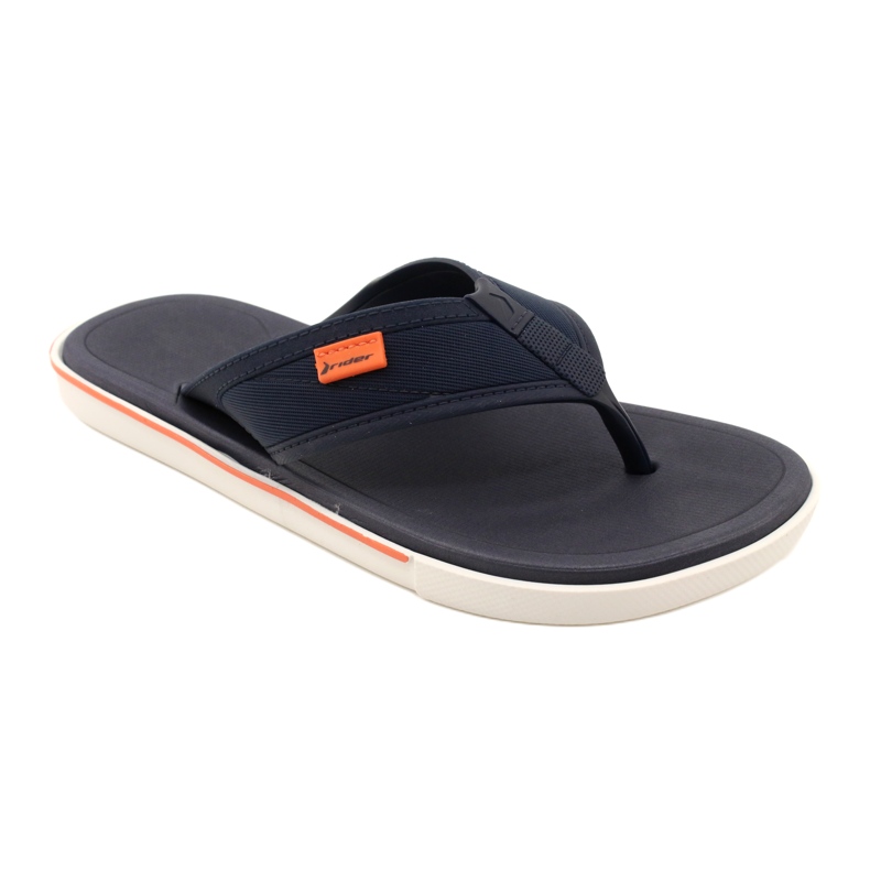 Chanclas de gel para hombre Rider 11772 AG379 Azul negro 1