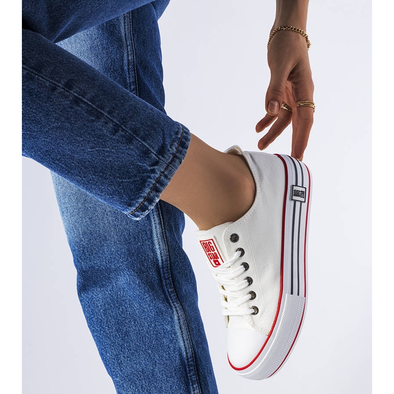 Deportivas blancas con plataforma Big Star LL274180 blanco 1