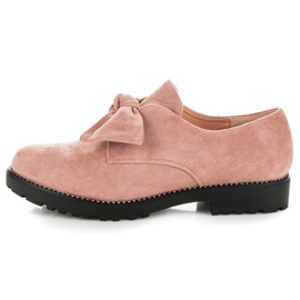 Seastar Zapatos de ante con lazo rosado 1