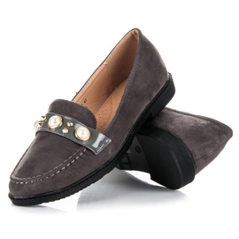 Seastar Mocasines con adornos gris 2