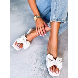BM Pantuflas lazo Minnen White blanco 3