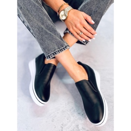 BM Naito zapatillas negras con cuña negro 4