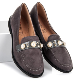 Seastar Mocasines con adornos gris 1