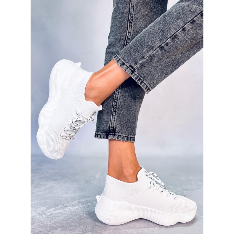 Zapatillas estilo calcetín Callens Bianco blanco 2 Zapatillas estilo calcetín Callens Bianco blanco 2