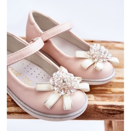 Vinceza Bailarinas Infantiles Con Velcro Flor Decorativa Rosa Freya rosado 5