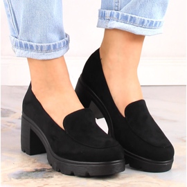 Zapatos de mujer ante y plataforma negros Potocki SZ12040 3