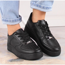 Deportivas negras de mujer Potocki 16002 negro 4
