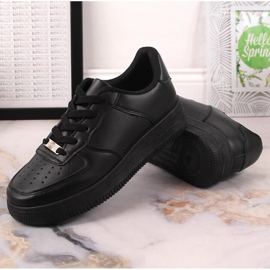 Deportivas negras de mujer Potocki 16002 negro 8