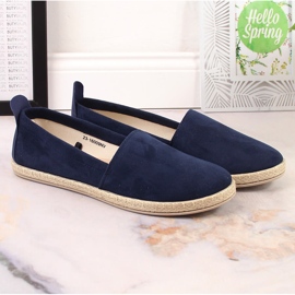 Alpargatas mujer azul marino Potocki 16009 slip-on 6