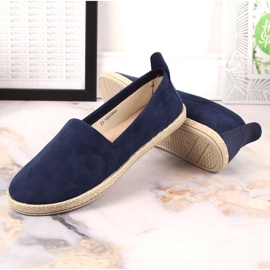 Alpargatas mujer azul marino Potocki 16009 slip-on 8