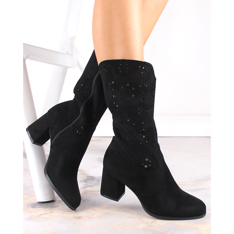 M. DASZYŃSKI Botas cowboy primavera mujer negras M.Daszyński SA156-11 negro 1 M. DASZYŃSKI Botas cowboy primavera mujer negras M.Daszyński SA156-11 negro 1