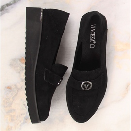 Zapatos mujer ante plataforma negra Vinceza 10857 negro 4