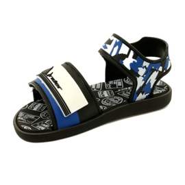 Sandalias de niños Rider 83453 AG294 Negro/Azul/Blanco 2