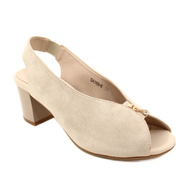 Sandalias En El Post Daszyński SA169-6 beige 1