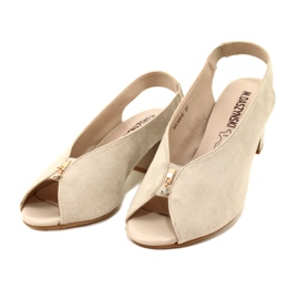Sandalias En El Post Daszyński SA169-6 beige 3