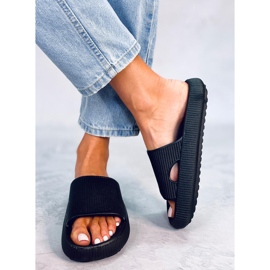 BM Pantuflas cojín Yang Negro 2 BM Pantuflas cojín Yang Negro 2