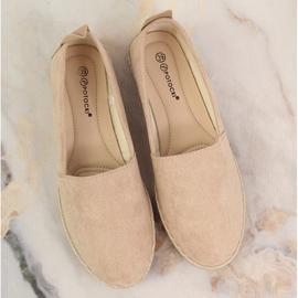 Alpargatas sin cordones mujer beige Potocki 16009 7