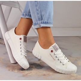 Cross Jeans LL2R4052C zapatillas bajas blancas con cordones blanco 1