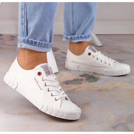 Cross Jeans LL2R4052C zapatillas bajas blancas con cordones blanco 2