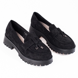 Zapatos plataforma mujer ante negro Shelovet 5