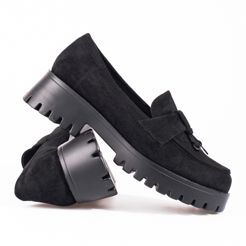 Zapatos plataforma mujer ante negro Shelovet 1