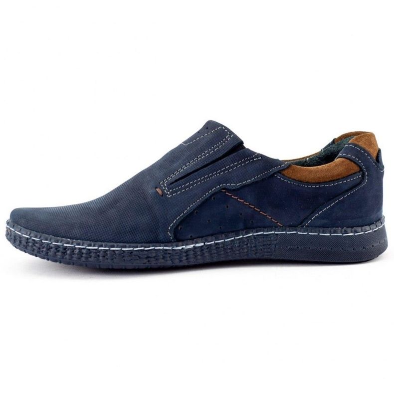 KOMODO Mocasines de hombre 862L azul marino 1