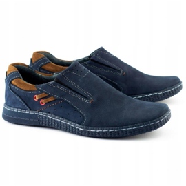 KOMODO Mocasines de hombre 862L azul marino 2