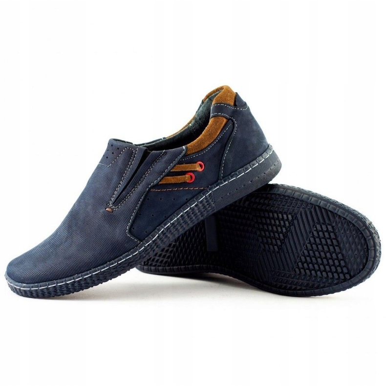 KOMODO Mocasines de hombre 862L azul marino 3