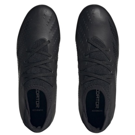 Adidas Predator Accuracy.3 Fg Jr GW4610 zapatos de fútbol negro negro 2