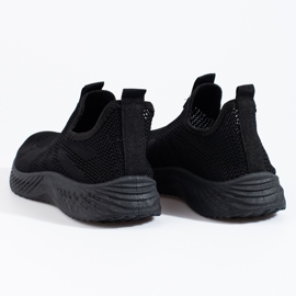 Zapatos deportivos calados de mujer Shelovet negro 6