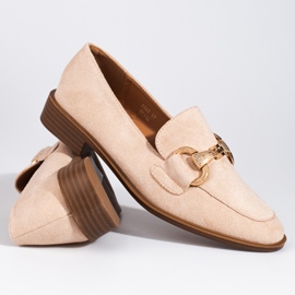 Seastar Mocasines mujer Shelovet ante beige 5