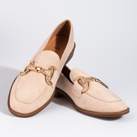 Seastar Mocasines mujer Shelovet ante beige 6