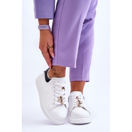 FG2 Zapatos Deportivos De Mujer En Una Plataforma Masiva Blanco Y Negro Chante 1 FG2 Zapatos Deportivos De Mujer En Una Plataforma Masiva Blanco Y Negro Chante 1